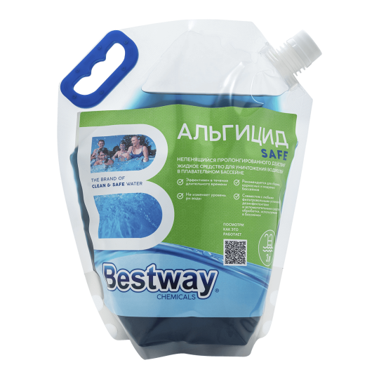 Альгицид Safe непенящийся пролонгированного действия, 3 л Альгицид Safe непенящийся пролонгированного действия, 3 л