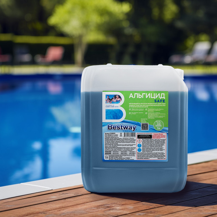 Альгицид Safe непенящийся пролонгированного действия, 5 л-1